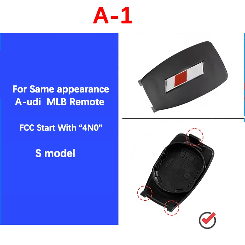 

CS 008044 Сменный корпус в стиле RS S, гладкая и матовая задняя крышка, модель для MLB A-udi A4 A5 A5 A7 A8, замена пульта дистанционного управления