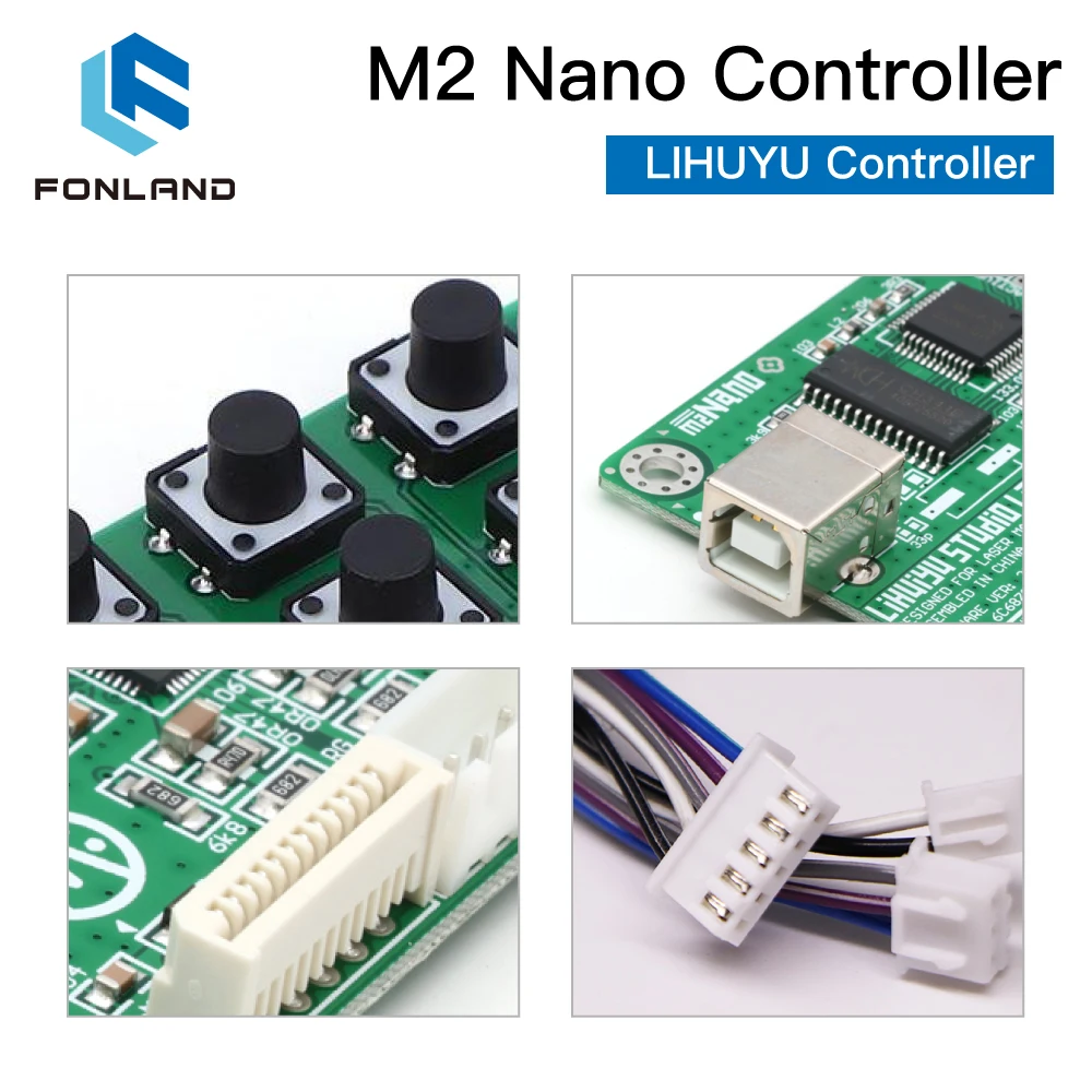 Лазерное управление FONLAND LIHUIYU M2 Nano материнская плата + панель управления ключ B