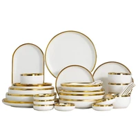 nordic ceramic tableware dishes spoon set phnom penh solid color matte white hotel restaurant phnom penh cutlery dinner set