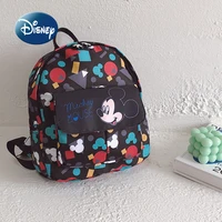 disney mickey 2022 new childrens backpack cartoon cute boys and girls schoolbags luxury brand fashion trend childrens bags