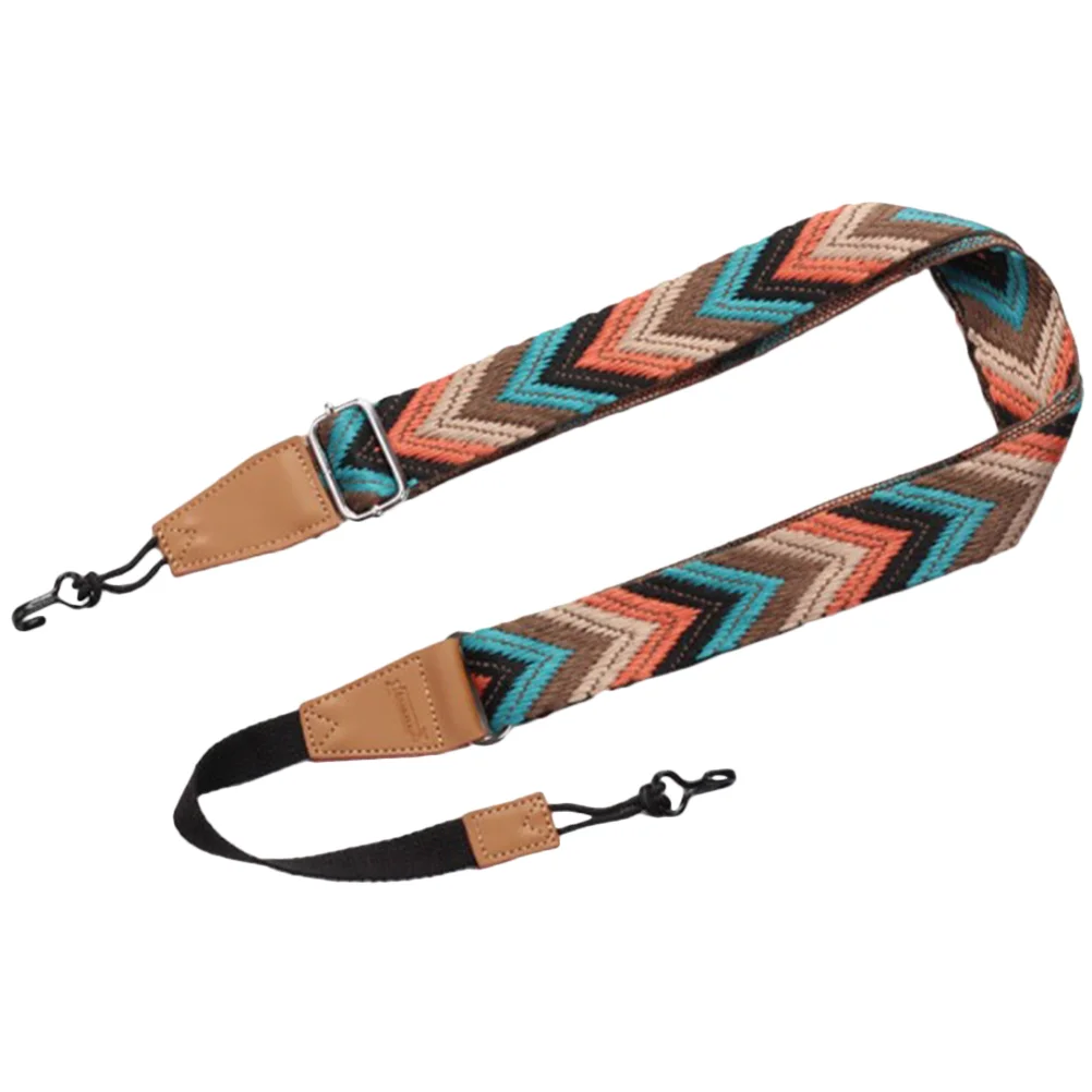 

Braided Belt Instrument Accessory Ukulele Belt Ethnic Guitar Strap Double J Hook Clip Ukulele Strap Bass Strap