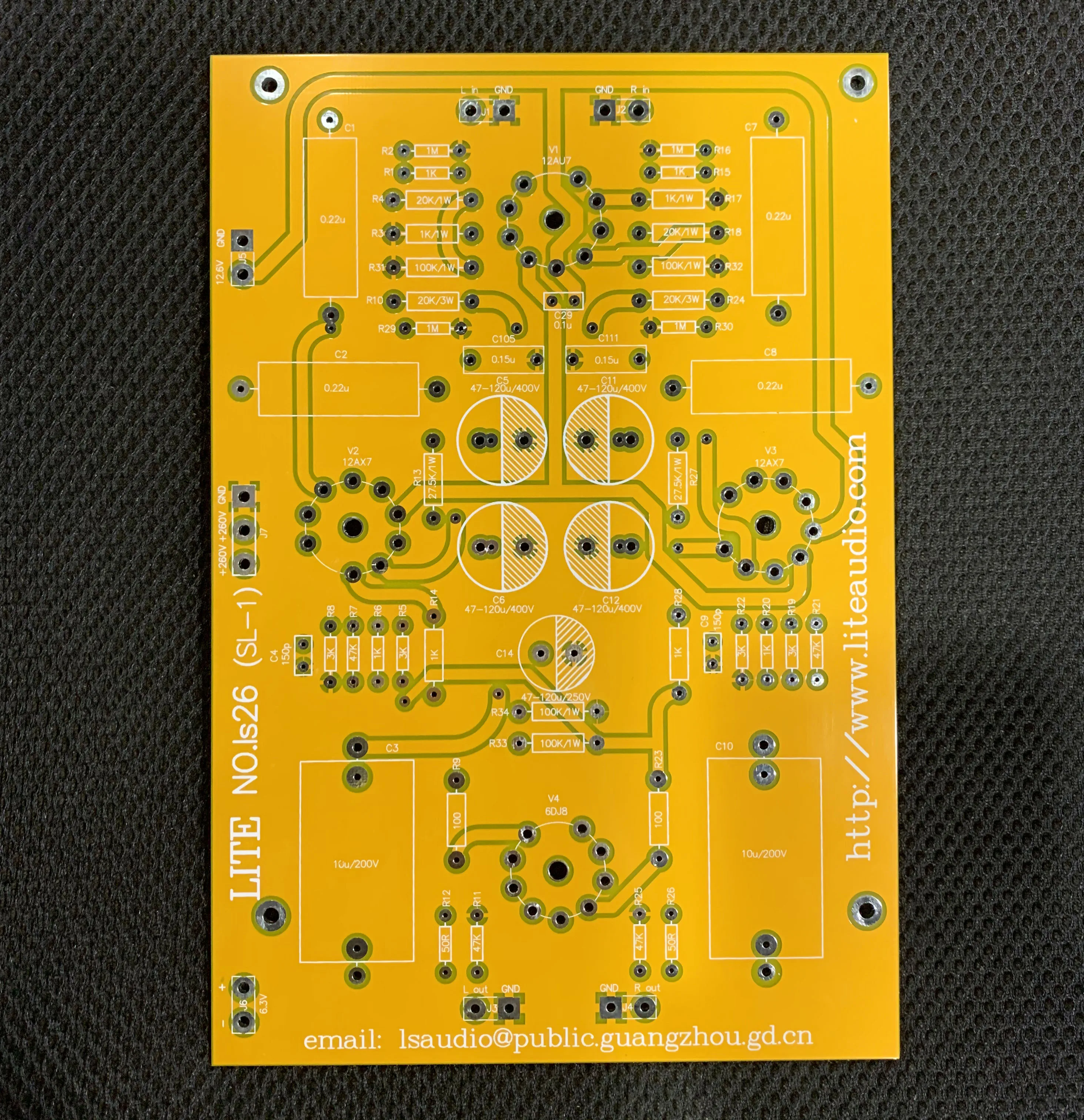 

LITE LS26 (CAT SL-1 line) Elvis tube плата предусилителя blank board