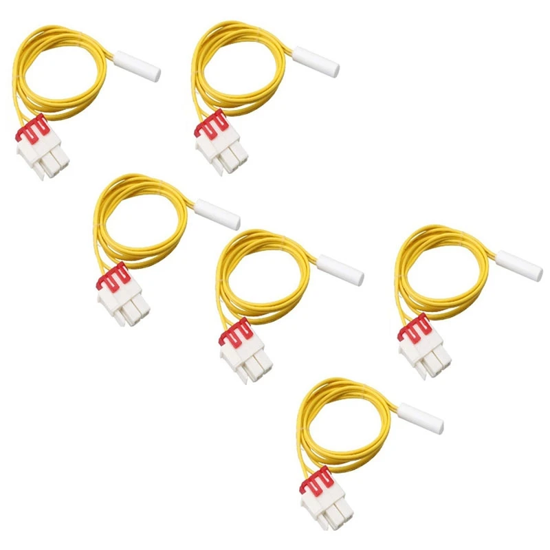 

6Pcs DA32-00006W Refrigerator Defrost Temp Sensor Replacement for Samsung AP41336842 DA32-10105R DA32-10105R