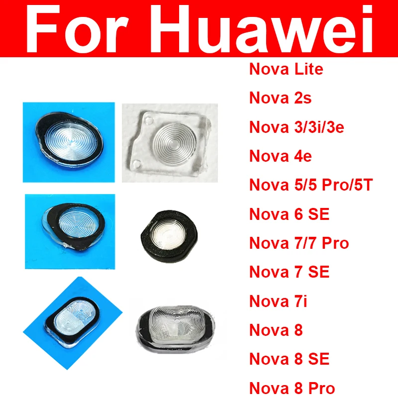 Фото Задняя крышка вспышки для Huawei Nova 8 7 7i 6 5 5T Pro SE 4 3 3i 3E 2S Nova Lite Задняя крышка фонарика, держатель корпуса, детали №1