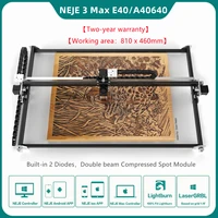 neje 3 max 80w cnc metal laser engraver 32 bit dual mcu laser cutter wood etching engraving tool bluetooth offline app control