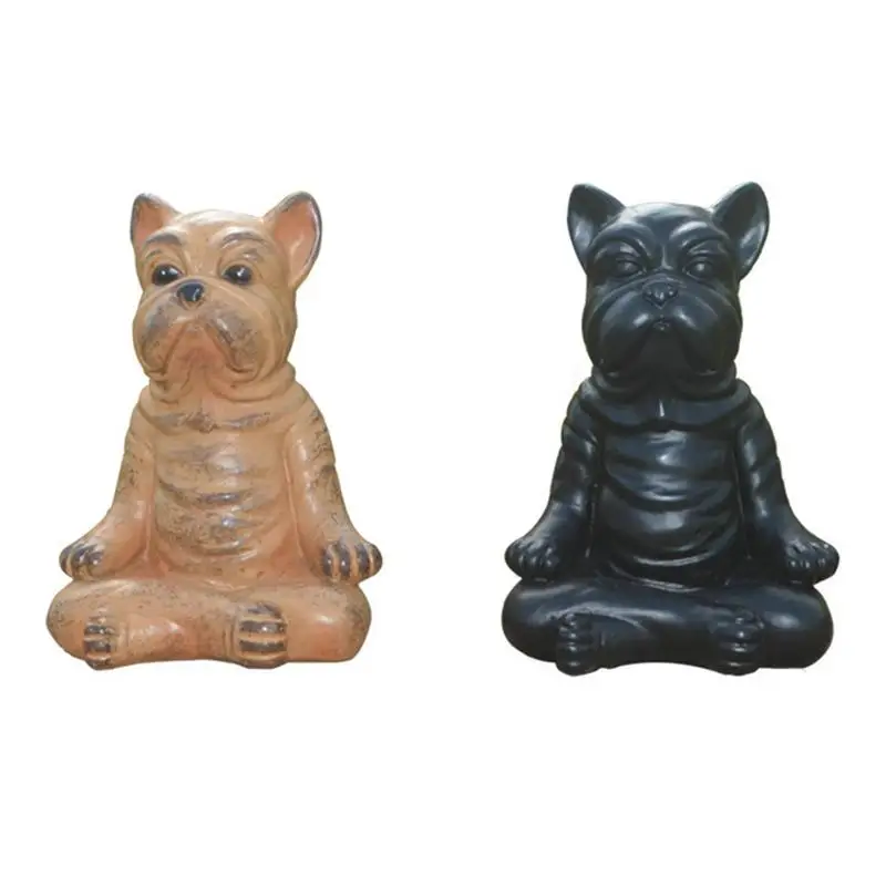 

Скульптура в виде животного для йоги, настольное украшение, статуи собаки, креативная экшн-скульптура в виде животного, многофункциональная статуя ручной работы