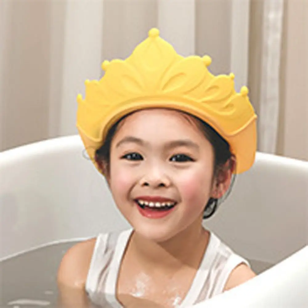 

Baby Shower Cap Waterproof Ear Protection Kids Adjustable Bath Cap Children's Water Blocking Shampoo Cap