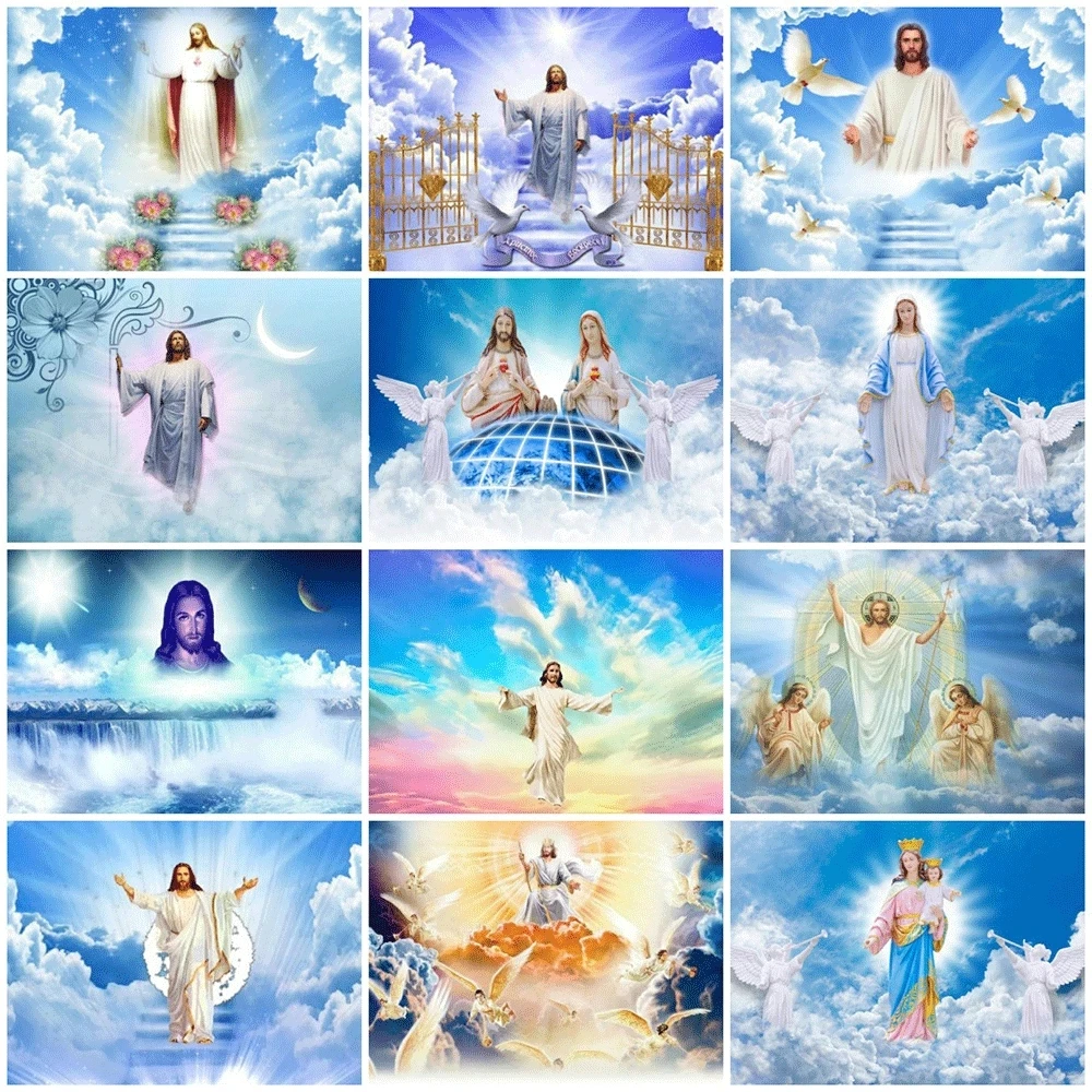 

Diy Religion Diamond Mosaic Jesus Portrait Diamond Painting Christianity Full Drill Square Embroidery Rhinestone Kits Wall Decor