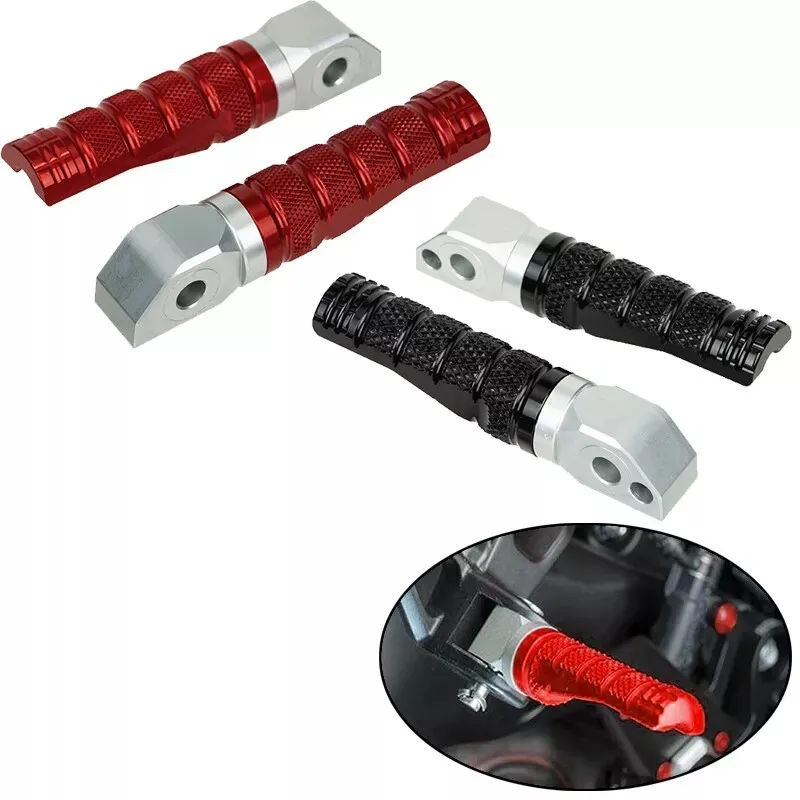 Задние педали POSSBAY для мотоцикла подставки ног из алюминиевого сплава