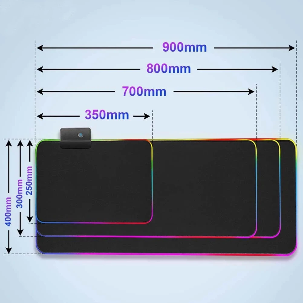 Большой коврик для мыши Rgb M-Magic, геймпад, подсветка, Настольная ...