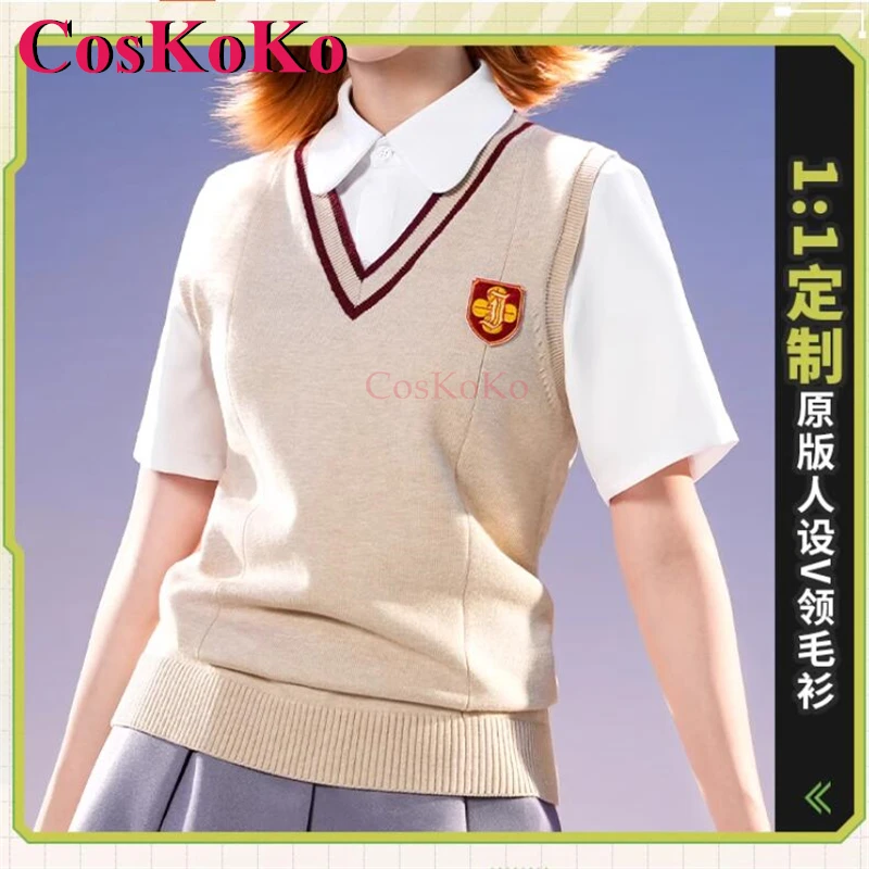 Косплей Аниме CosKoKo Misaka Mikoto определенный научный костюм для железного оружия