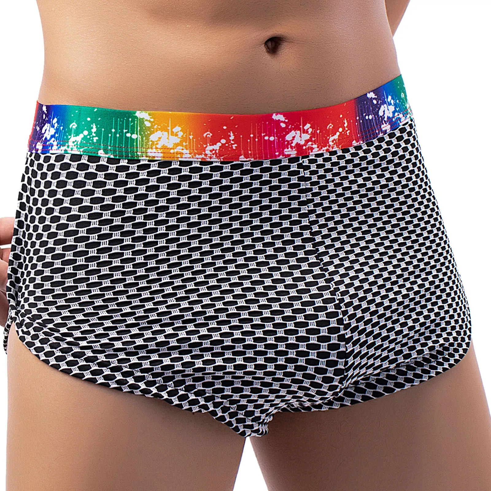 

New Fashion Sexy Men Boxers Underwear Plaids Boxershorts Men's Panties Hombre Underpant Bulge Pouch Boxer Shorts Lingerie