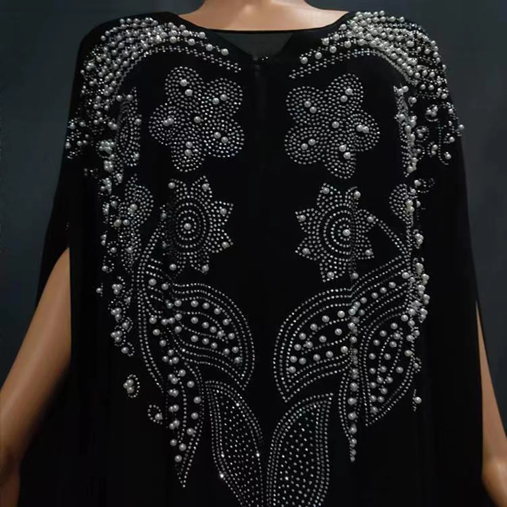 Abayas For Women Dubai Luxury 2022 Chiffon Boubou Muslim Fashion Dress Caftan Marocain Wedding Party Occasions Djellaba Femme