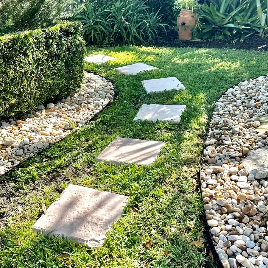 1 Шт. Уличная Садовая Дорожка Имитация Камня Кирпичная Лопатка Декоративная Для