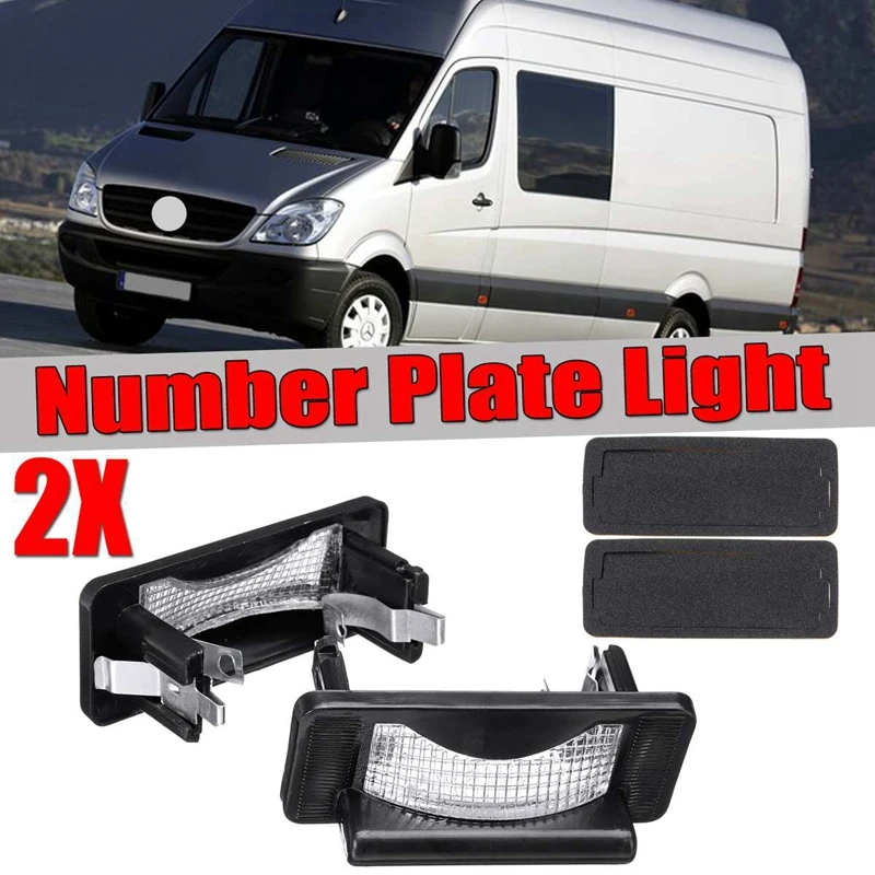 1 пара автомобильные лампы для номерного знака Mercedes Sprinter LT 1995-2006 9018200156
