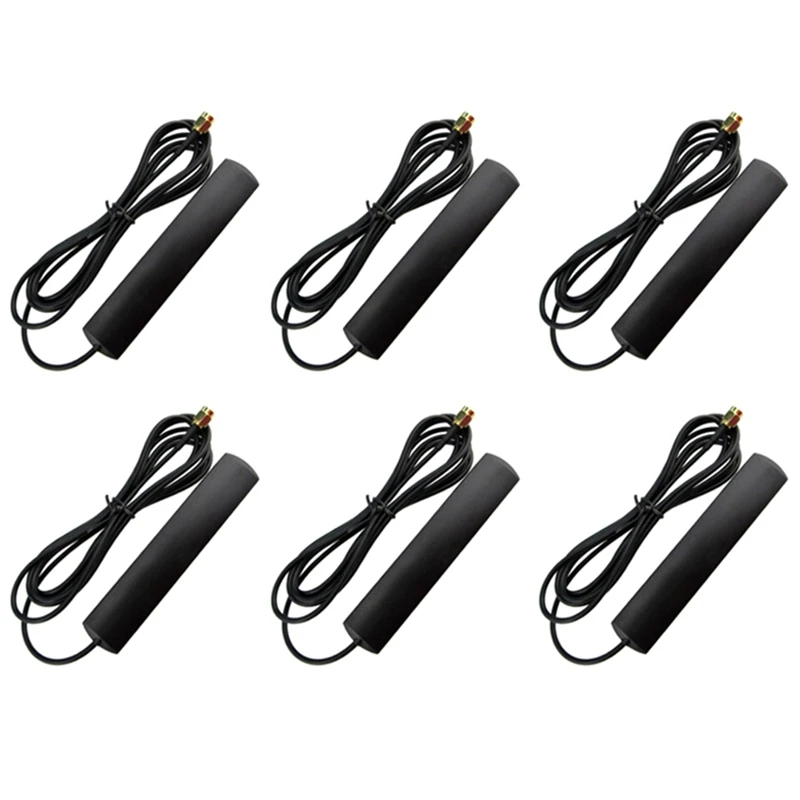 

6X 3G 4G LTE Patch Antenna 700-2700Mhz 5Dbi SMA Male Connector Router Extension Cable Antenna Universale WIFI Antenna