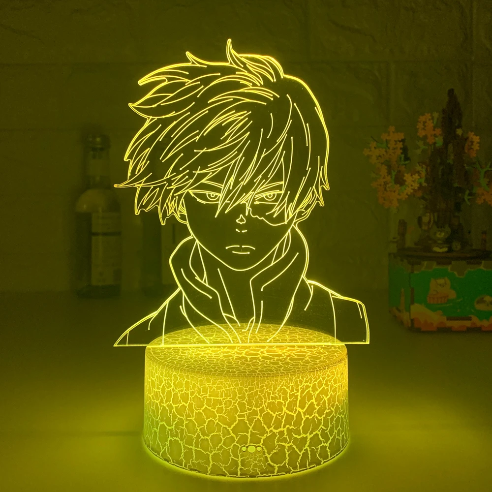 Фото Anime My Hero Academia Shoto Todoroki Face Design Led Night Light Lamp for Kids Child Boys Bedroom Decor Acrylic Table Gift Освещение Anime My Hero Academia Shoto Todoroki Face Design Led Night Light Lamp for Kids Child Boys Bedroom Decor Acrylic Table Gift Освещение