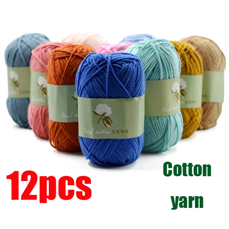 12 шт. пряжи для вязания оптовая продажа крючком футболки кошельки женские нитки |