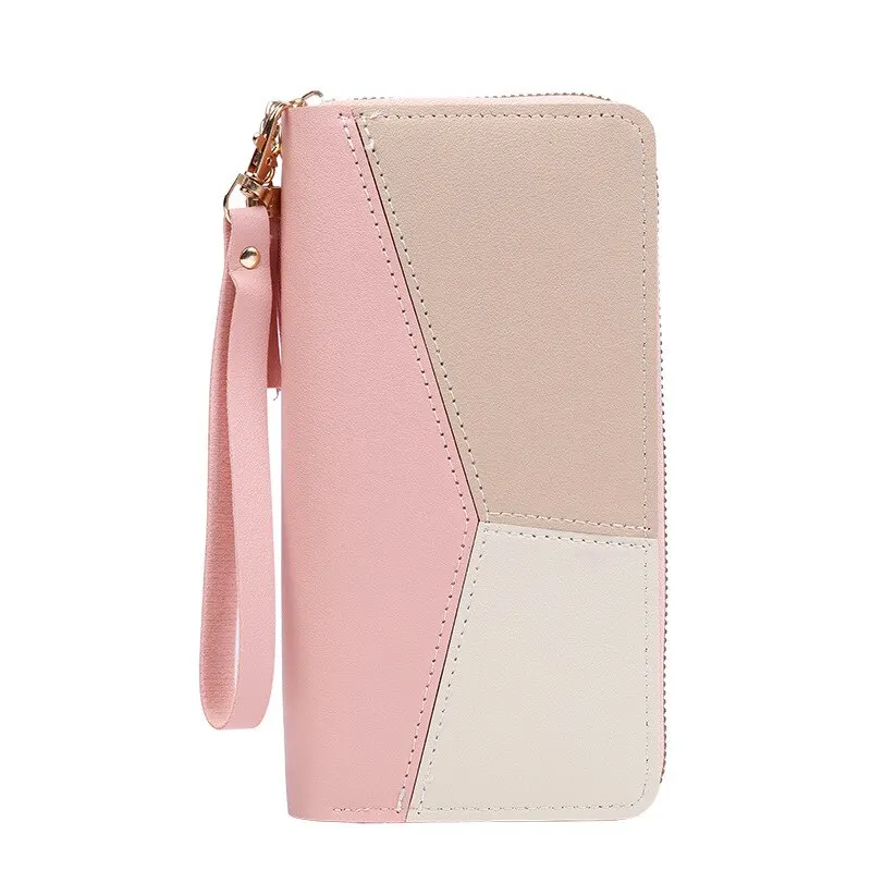 Fashion PU Leather  Women's Long Wallet Zipper Female Coin Purses Clutch bag Multi Function Cards Holder Money Wallet