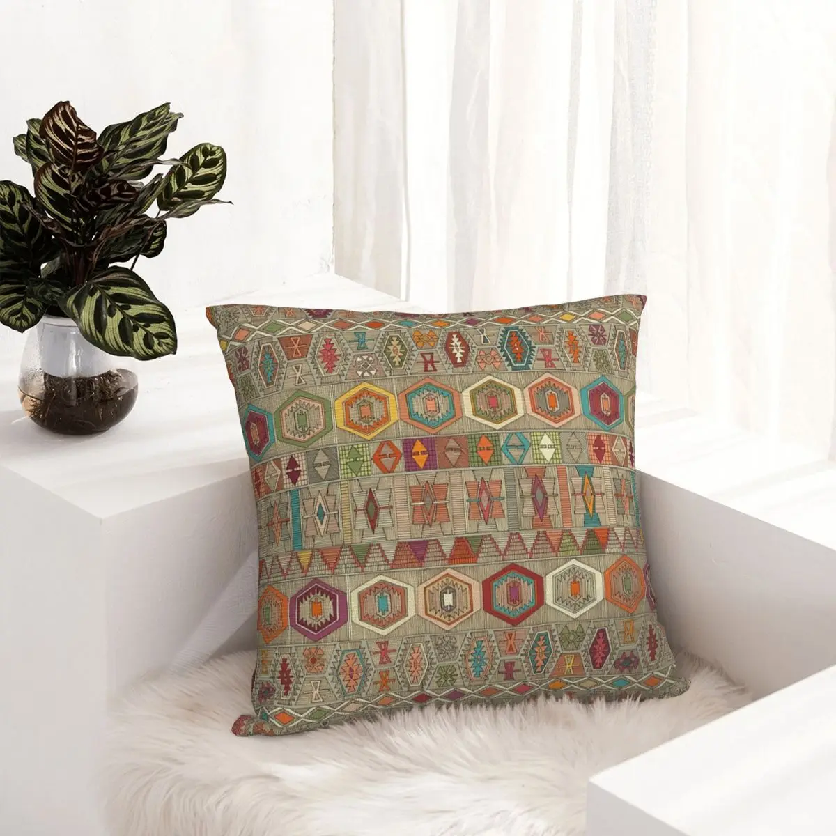 

Kilim Fall pillowcase printed cushion cover sofa waist pillow pillow cover