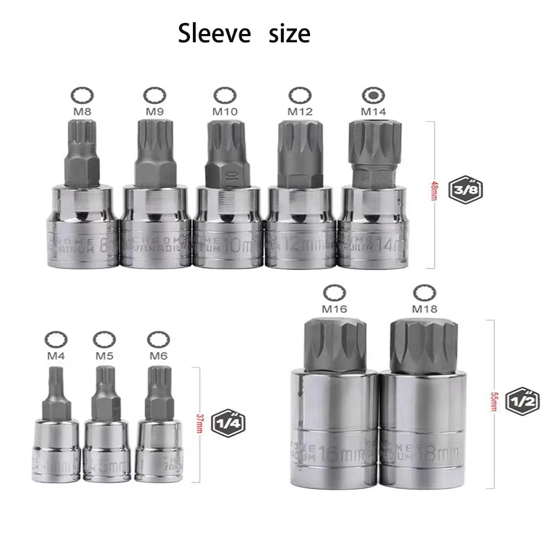 Профессиональный набор тройных квадратных сращивающихся наконечников 10 шт. 12