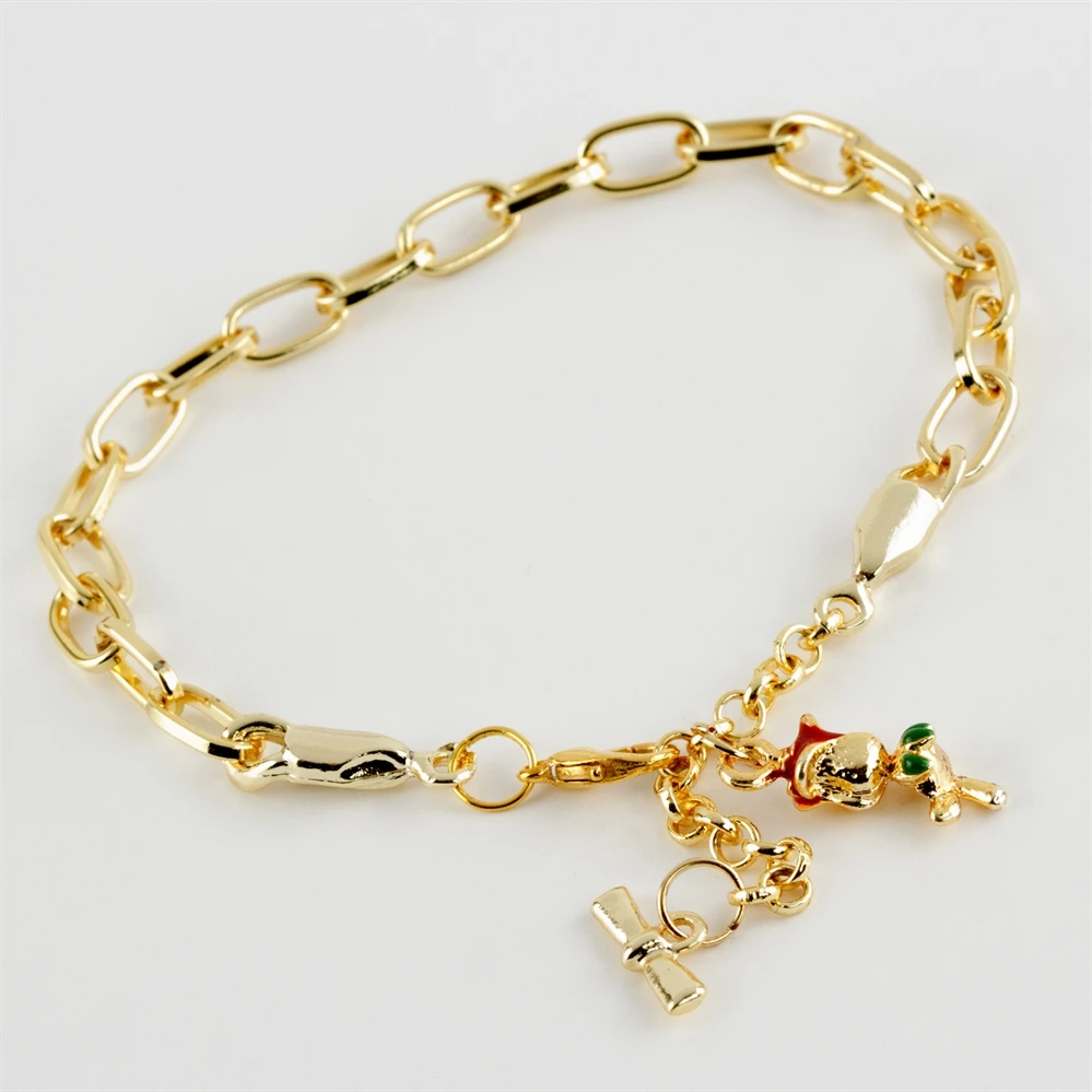 

Розовый фигурный трендовый браслет