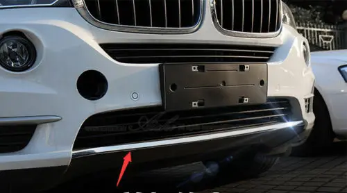 

for BMW X5 F15 2014- 2017 Steel Chrome Front Bumper Protector Lip Cover Trim 1p
