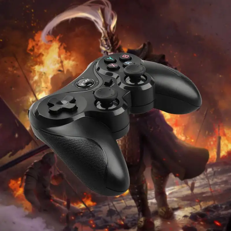 

Black Multi-platform Compatible Gamepad For Gamers Gamepads Joysticks Portable Charging Game Console Handle Gaming Accessories
