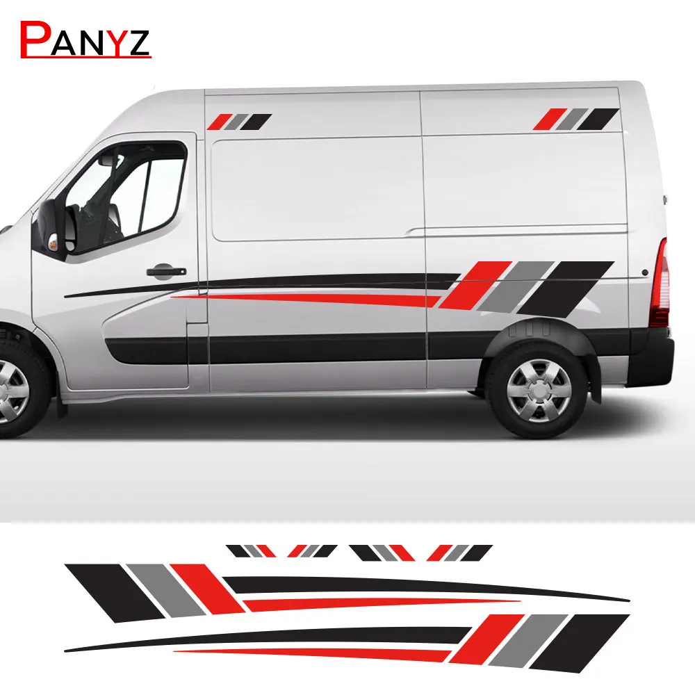 Боковые наклейки кузова фургона для Renault Master Nissan NV400 Opel Vauxhall Movano автомобильные