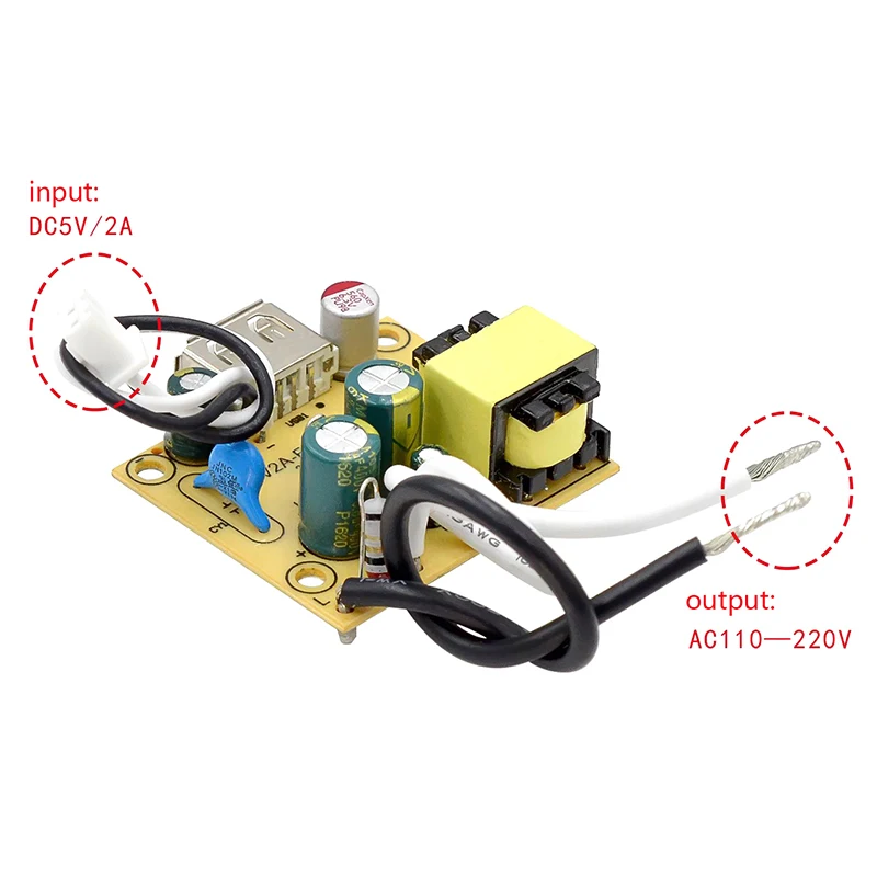 5 В 2 А 10 Вт Φ импульсная мощность переменного тока 110 220 в понижающий