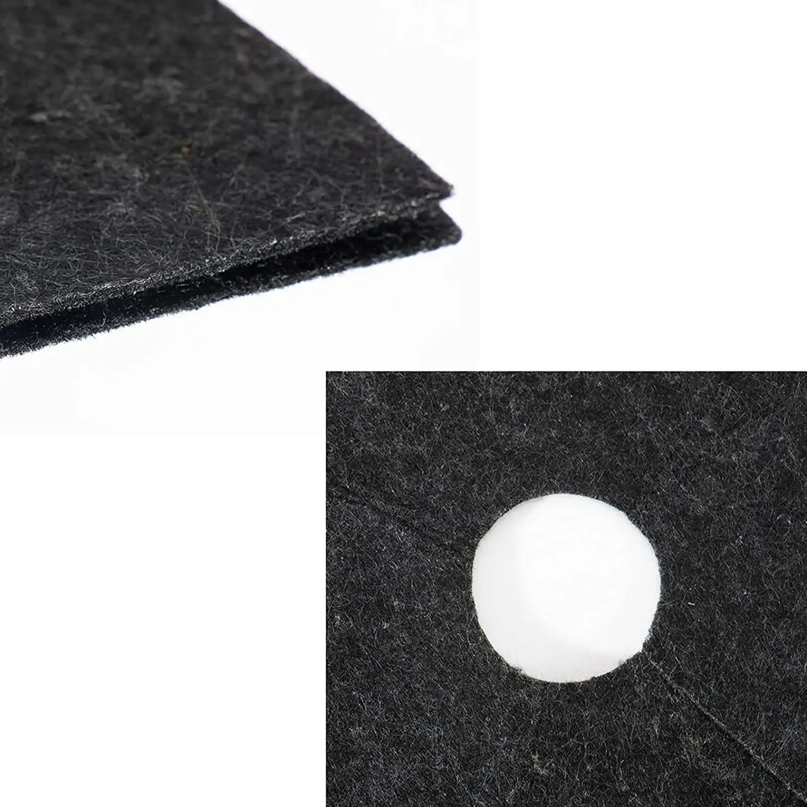 

6Pcs Non Woven Cloth Tree Protection Weed Mats with Stakes for Gardens Plant