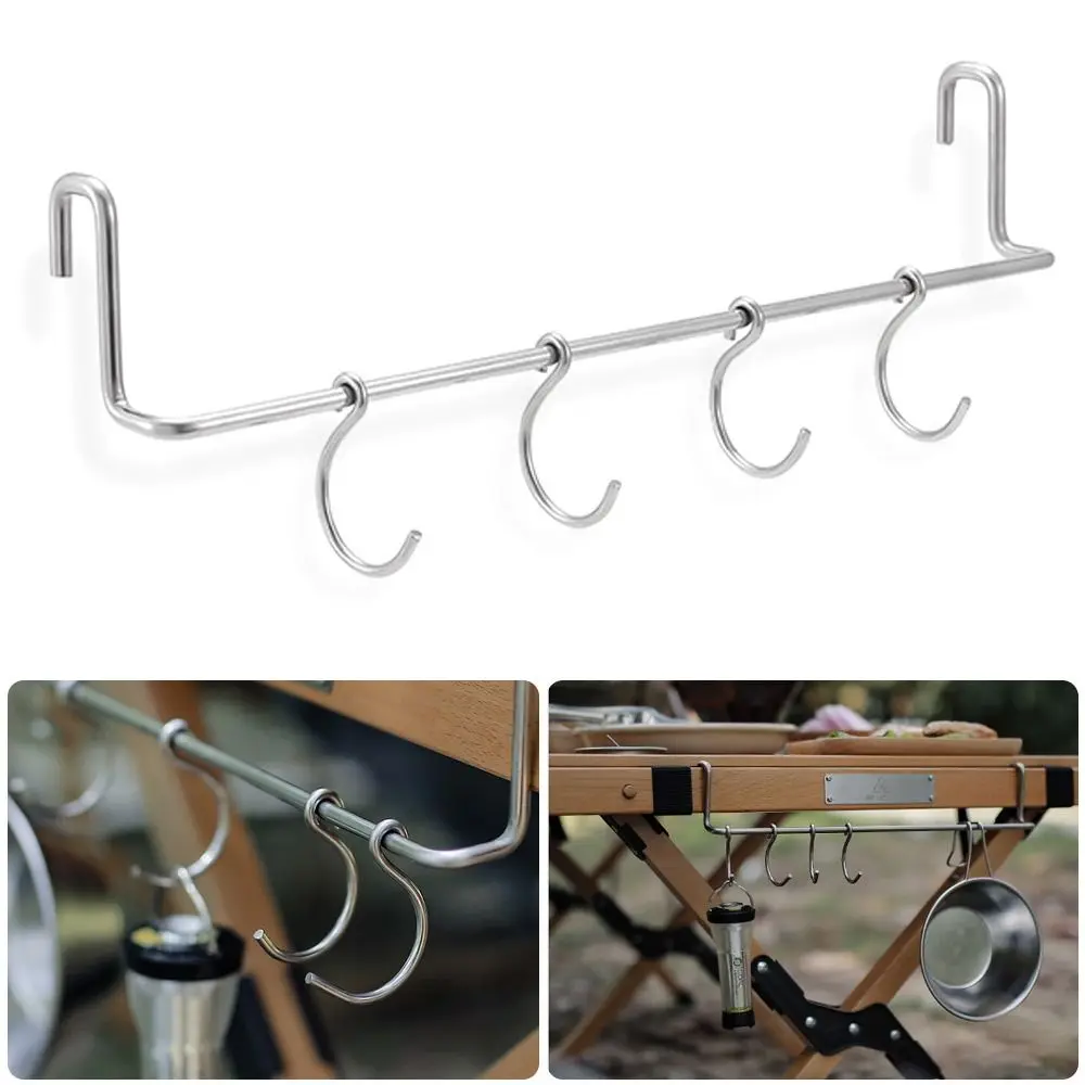 

Durable Outdoor Picnic Supplies Hang Rack Hanger Table Shelf Storage Hook
