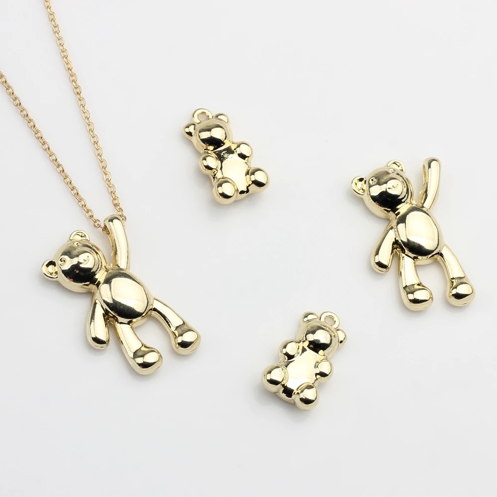 

Очаровательная подвеска-медведь из цинкового сплава, 6 шт.