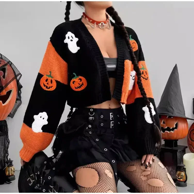 Женский вязаный кардиган с длинным рукавом винтажный свитер составного кроя