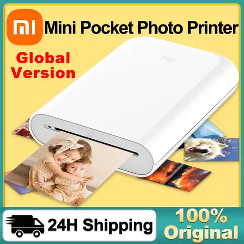 Портативный мини-принтер Xiaomi Mijia AR для фотографий, 300dpi