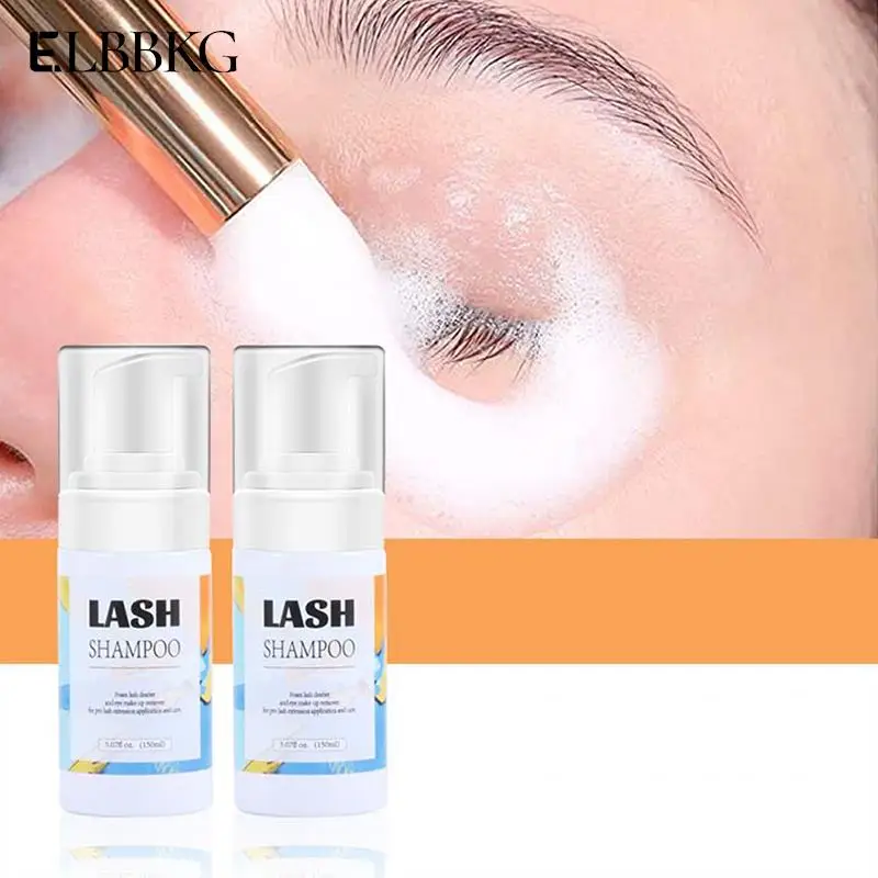 

Шампунь для ресниц 50 мл, мягкое очищающее средство, пенопласт для наращивания ресниц, специальный очиститель для ресниц без стимуляции