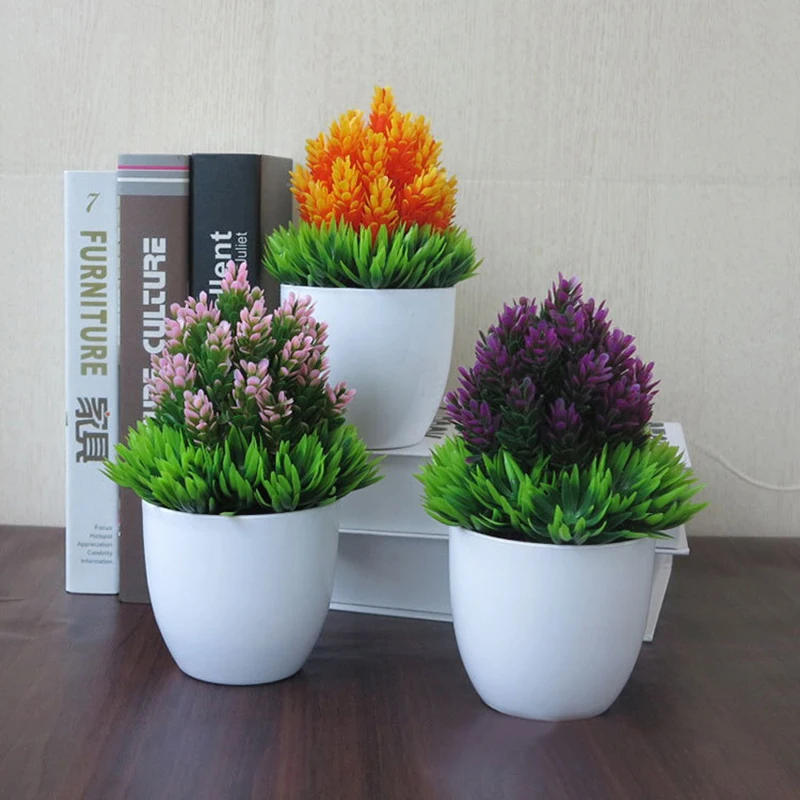 1 шт. искусственное растение имитация зеленого растения настольные украшения