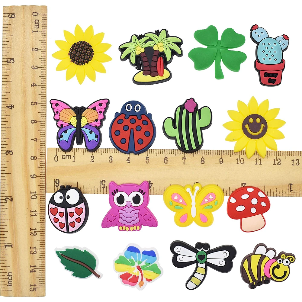 Wholesale 20-100 Pcs Cute Cartoon Charms Fit Croc Mix Styles Random Shoe Charms Shoe Accessories Wristbands Slipper Decoration