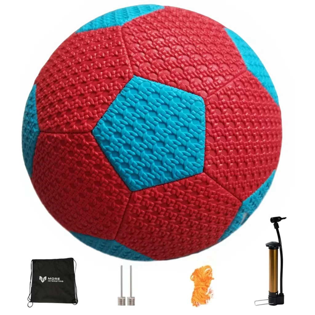 Rubber Soccer Ball for Children's Youth Training Competition Ball Gift Soccer Ball Multi-color Optional