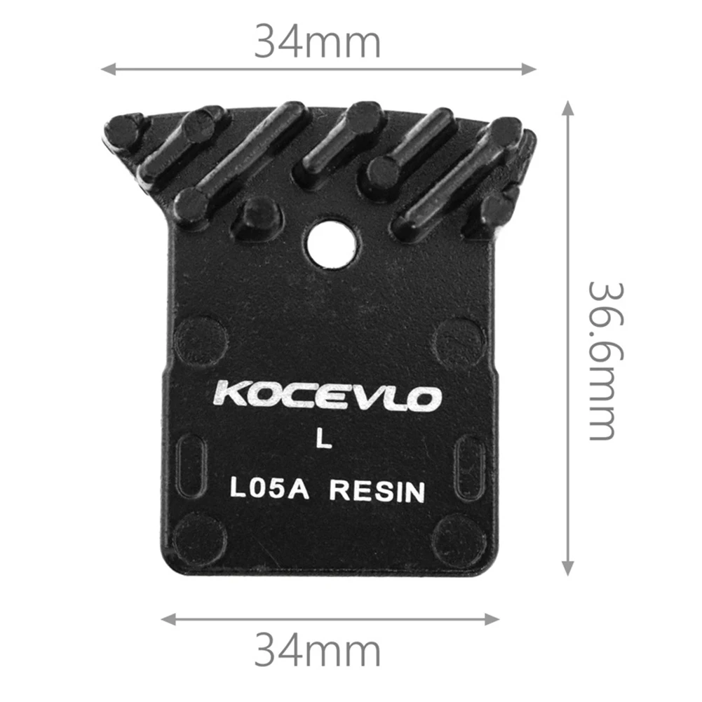 2 пары велосипедных L05A полимерные дисковые тормозные колодки ICE 2-поршневые для