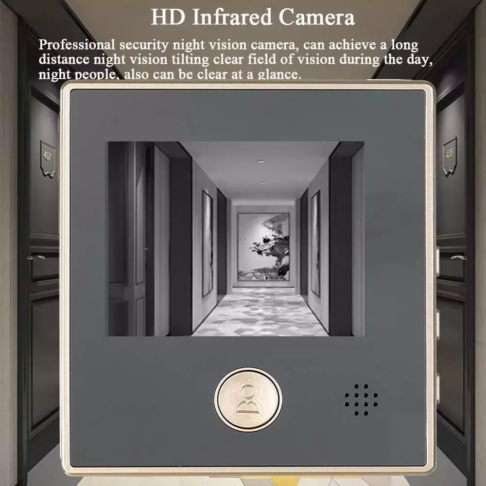 3 Inch TFT Color LCD HD Digital Door Camera Eye Doorbell Electric Door Eye Move Detection 120 degree Peephole Viewer Video enlarge