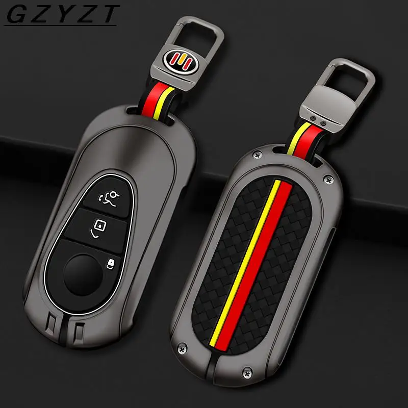 

Metal Car Remote Key Case Cover Shell For Mercedes Benz C E Class W223 W206 C260 C300 S450 S500 S400 Protector Holder Keyless