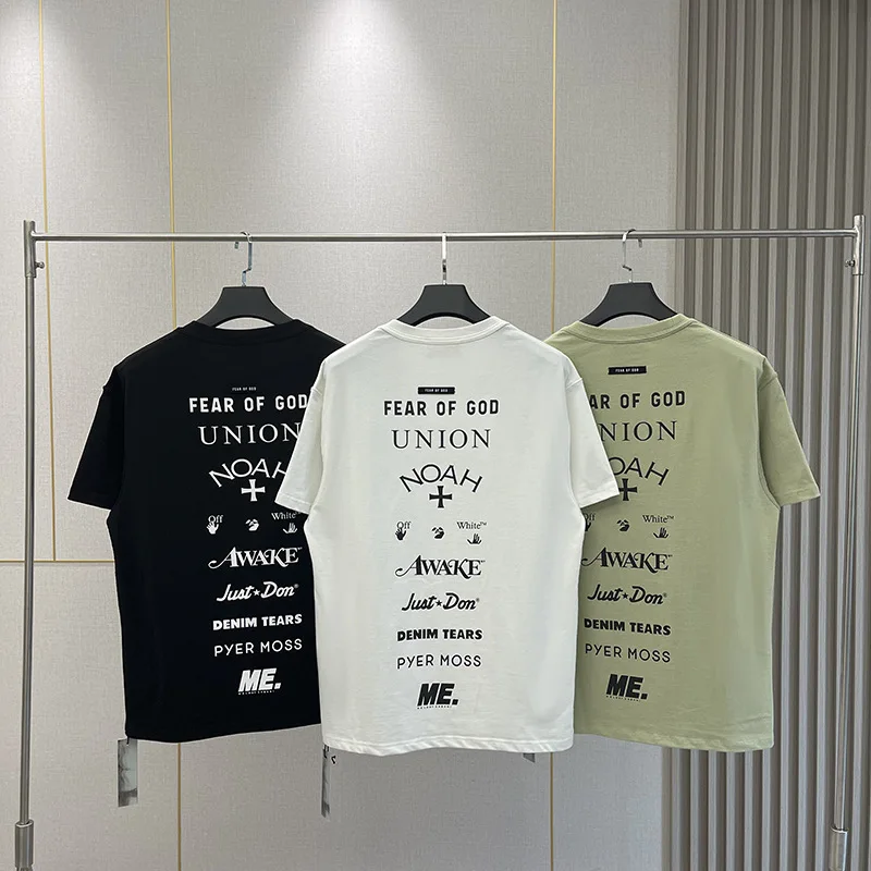 

Wholesale Men's Summer T-Shirts High Street Men's Casual Loose Cotton T-Shirts