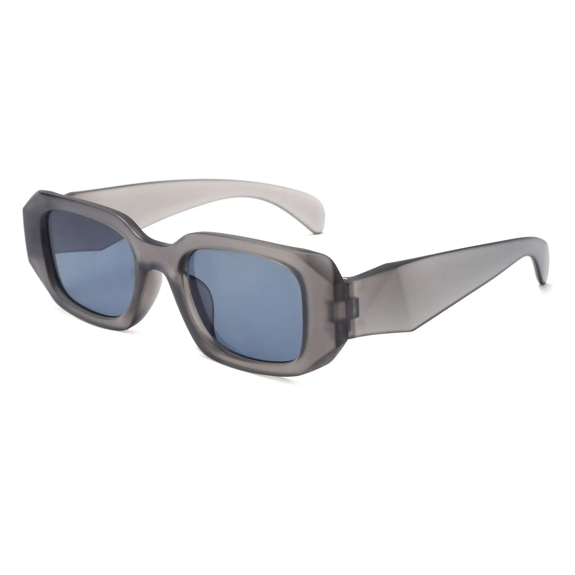 Брендовые ретро прямоугольные солнцезащитные очки новые нестандартные оттенки