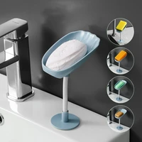 2022 new wall mounted soap dish holder for bathroom shower soap box sponge soap holder storage soap container household