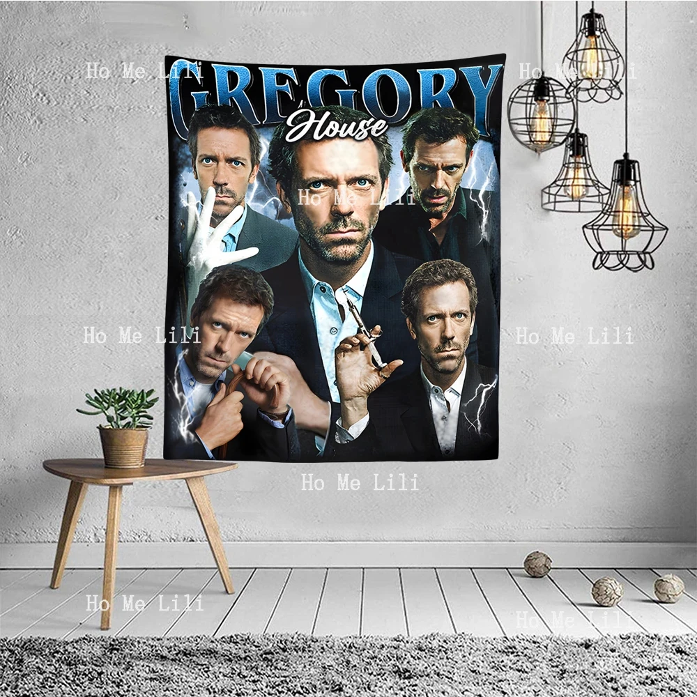 Винтажный гобелен Gregory House подвесной настенный для спальни гостиной современный