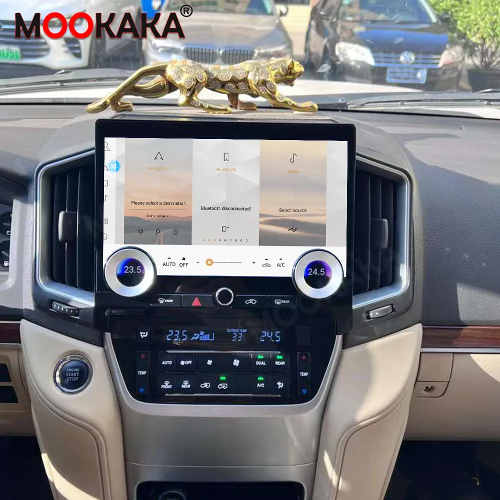 Фото Автомобильный радиоприемник с экраном 11,8 дюйма для Toyota Land Cruiser 2016-2021, Android, GPS-навигация, мультимедийный видеостереоприемник, головное устройство №4