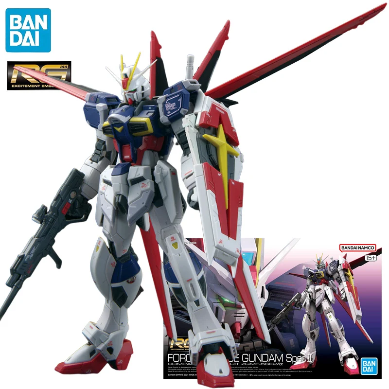 В наличии BANDAI RG 1/144 GUNDAM SEED FREEDOM ZGMF-56E2/α FORCE IMPULSE SpecⅡ аниме экшн-фигурки Сборная