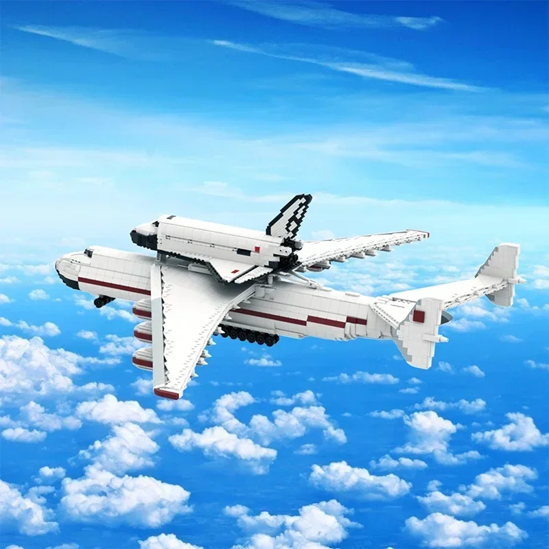 BuildMoc 1:110 Buran Antonoved AN-225 Транспортный самолет из блоков