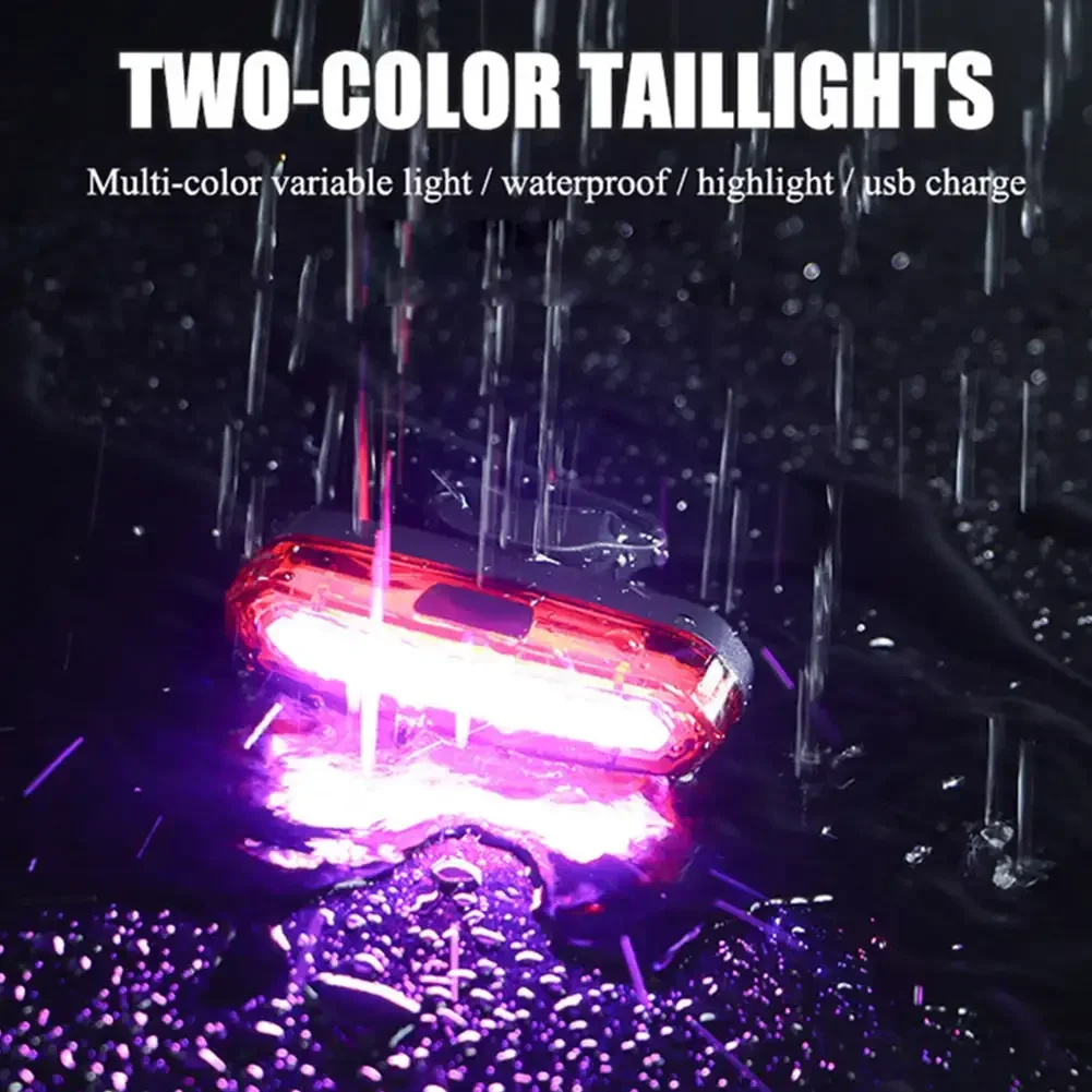 Задний фонарь для велосипеда Светодиодный передний и задний Водонепроницаемый